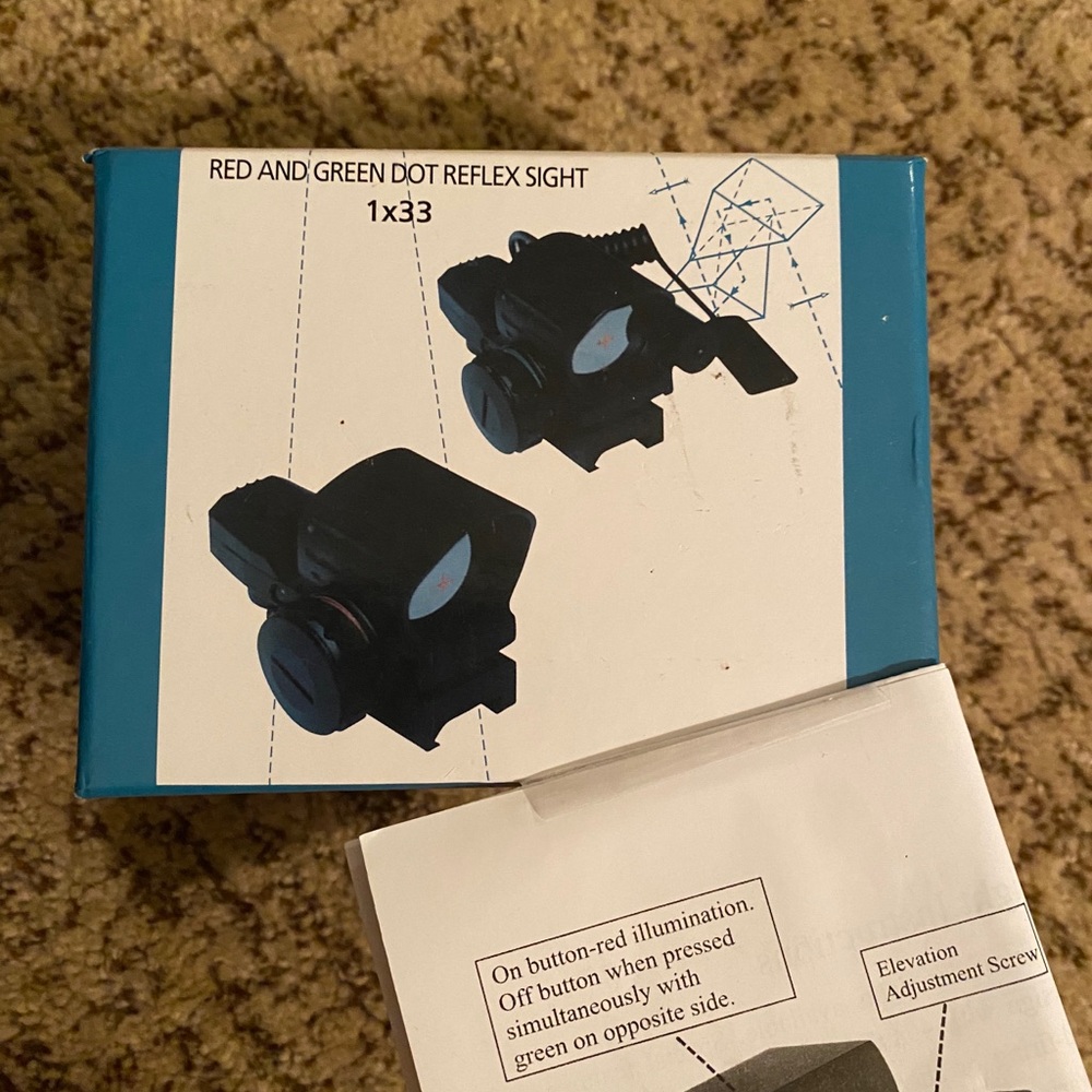 Red and Green Dot Reflex Sight